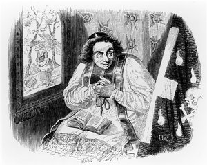 The Priest and the Corpse, illustration for 