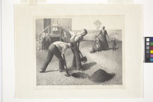 Tree Planting Group by Grant Wood