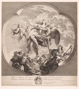 Personification of Time Revealing Truth by Gérard Audran