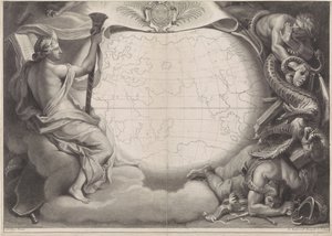 Allegorical Portrait of Louis XIV, King of France by Gérard Edelinck