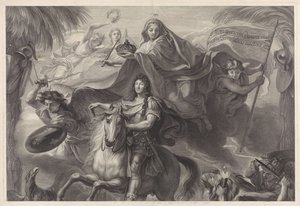 Allegorical Equestrian Portrait of Louis XIV, King of France