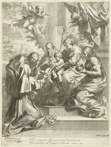 Saint Martina at the Feet of Mary