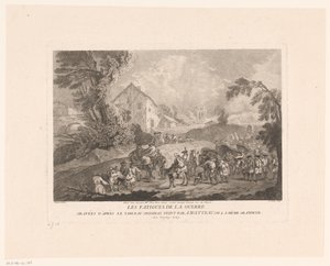 Landscape with Passing Group of Soldiers (Les Fatigues de la Guerre)