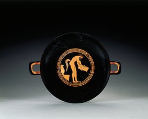 Attic Red-figure kylix, c.470 BC by Greek