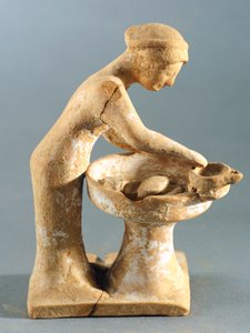 Daily life scene, Tanagra