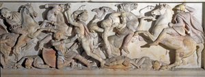 Greek Art: Sarcophagus of Alexander the Great by Greek