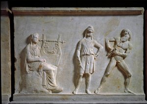 Greek Art: Music Competition Between Apollo and Marsyas