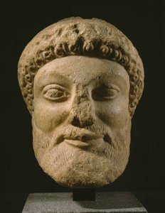 Head of Dionysus, Attica, c.480-460 BC