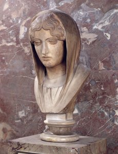 Head of a woman known as Aspasia of Miletos