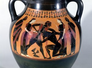 Theseus Fighting the Minotaur (detail)