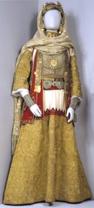 Golden Bridal Costume from Attiki by Greek School