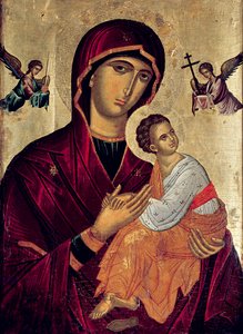 Icon Depicting the Holy Mother of the Passion