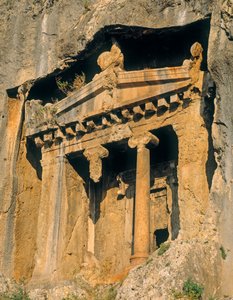 Lycian rock tomb by Greek School