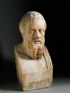 Bust of Herodotus, 4th century BC by Greek or Roman