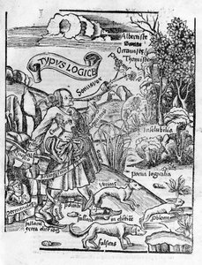 Liberal Arts: Logic - in “Margarita Philosophica” by Gregor Reisch by Gregor Reisch