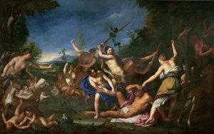 The Murder of Orpheus by Gregorio Lazzarini