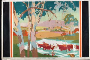 Cattle Raising - Australia by Gregory Brown