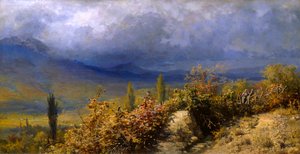 Autumn View of the Crimea by Grigori Grigorievich Mjasoedov