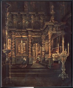 In the Assumption of the Blessed Virgin Cathedral in Rostov by Grigory Vasilievich Yurov