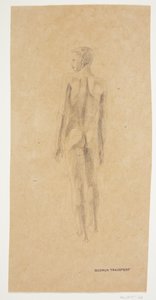 Standing Model, Boy, Seen from the Back