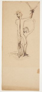 Draft for Statuette Group by Gudrun Traustedt