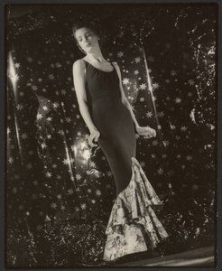 Portrait of an Unidentified Female Fashion Model by Günther Krampf