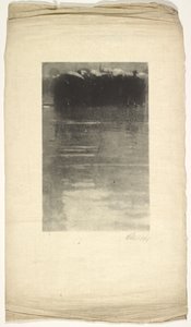 Rainy Street Scene by Günther Krampf