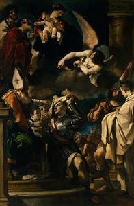 Saint William of Aquitaine Receiving the Cowl by Guercino