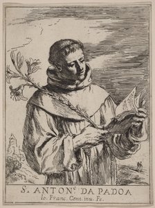 Saint Anthony of Padua by Guercino
