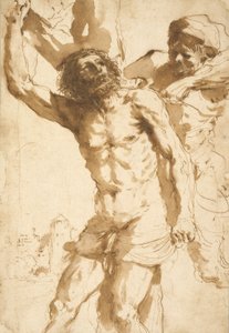 Study for The Martyrdom of Saint Bartholomew by Guercino