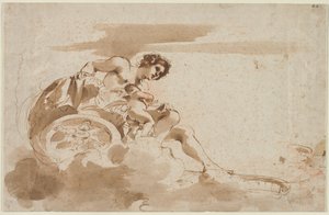 Venus and Cupid in a Chariot, 1615-1617