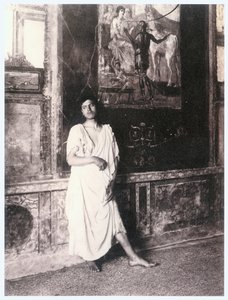 Ancient Tomb by Guglielmo (1852 1930) Plüschow