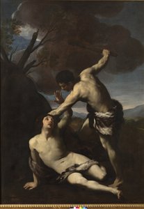 Cain kills Abel