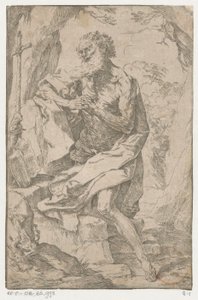 Saint Jerome in the Wilderness by Guido Reni