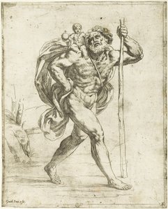 Saint Christopher by Guido Reni