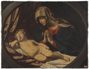 The Virgin and the Sleeping Child by Guido Reni