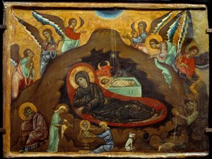 The Nativity by Guido da Siena