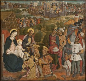 The Adoration of the Magi by Guidoccio di Giovanno Cozzarelli