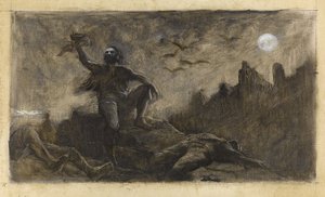 Han of Iceland Drinking the Blood of His Victims, ca. 1889 by Guillaume Albert Demarest