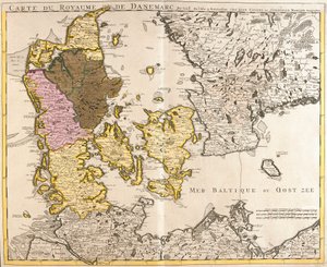 Map of the Kingdom of Denmark