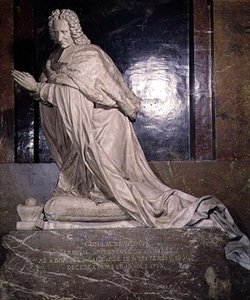 The Tomb of Cardinal Guillaume Dubois (1656-1723) 1705 by Guillaume I Coustou
