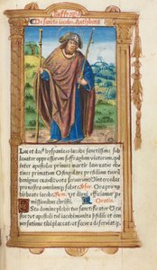 Printed Book of Hours (Use of Rome): fol. 100r, St. James the Greater