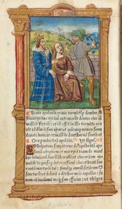 Printed Book of Hours (Use of Rome): fol. 111v, St. Apollonia by Guillaume Le Rouge