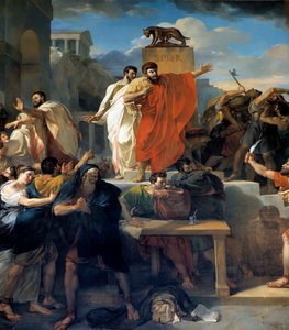 The death of Virginia by Guillaume Lethiere