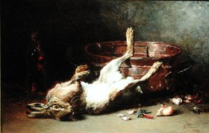 Still Life with a Hare and a Cauldron, 1886