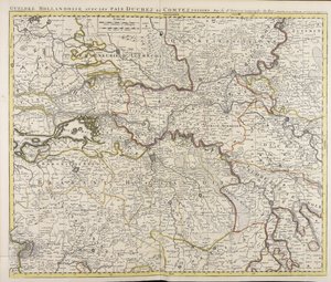 Gueldre hollandoise avec les pais, duchez et comtez voisins