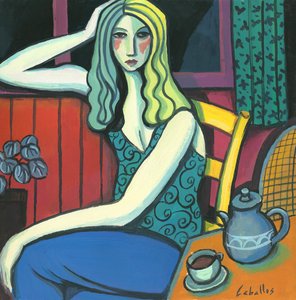 Girl Drinking Tea