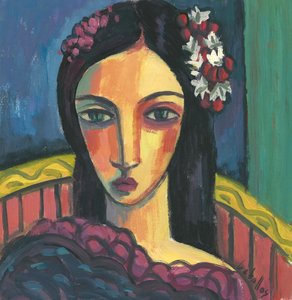 Girl with a Flower in Her Hair, 2012