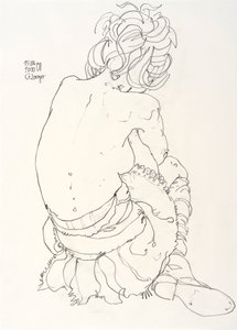 Female Nude, At the Edge of Time