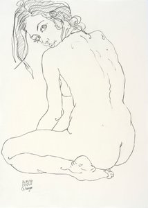 Female Nude, Shy